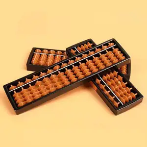 Abacus de aritmética para estudiantes de escuela primaria, 17 archivos, madera sólida, matemáticas, práctico, nuevo