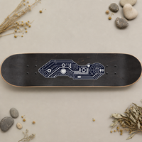 Autocollants personnalisés imperméables pour skateboard, découpés à la forme, en vinyle, graphiques sportifs, logo personnalisé, impression d'autocollants pour extérieur