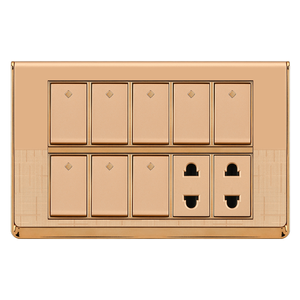 Chine usine approvisionnement sécurité multi-fonction grand conseil <span class=keywords><strong>4</strong></span> <span class=keywords><strong>rangées</strong></span> 1 voie 3 pieds prise de commutateur d'éclairage mural avec néons - Product Image 5