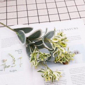 High Mountain Snow Artificial <b>Plant</b> 46cm <b>Plastic</b> Fabric Indoor Wedding Decorations - Product Image 3