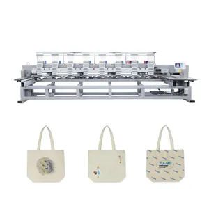 high precision best quality eight-head embroidery machine multi function bag embroidery caps machine