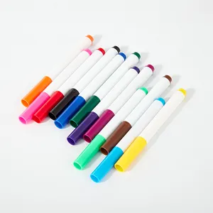 מכירה חמה 12 צבעים צבע סמן מיני צבע מים עט סט ילדים DIY רחיץ עט צבעי מים לבית הספר