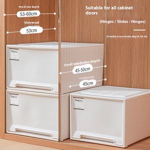 Boîte de rangement à tiroir épais pour salon <span class=keywords><strong>Armoire</strong></span> de rangement à vêtements en plastique à un niveau Vente en gros Chine - Product Image 2