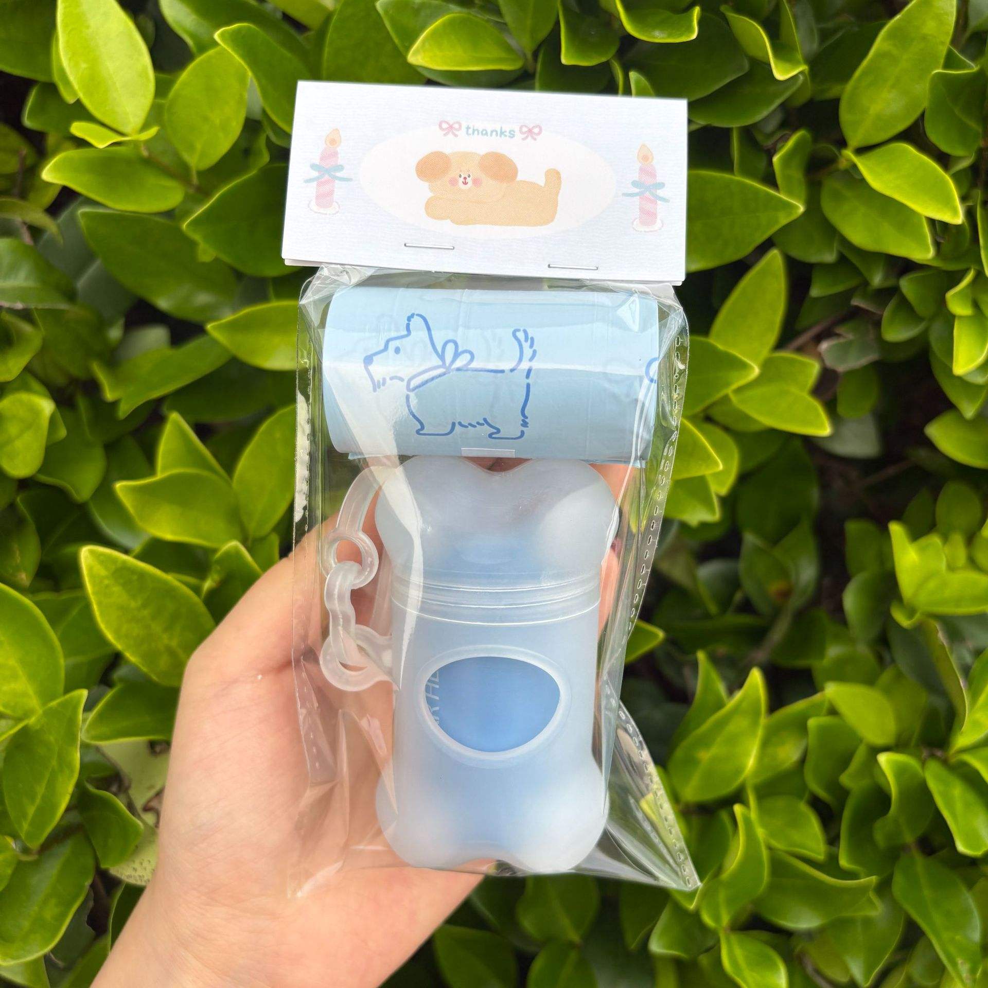 เครื่องจ่ายรูปทรงกระดูกโปร่งใส+2 ม้วน