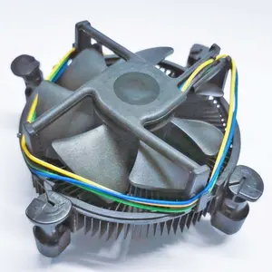 Meilleur ventilateur de refroidisseur de dissipateur de chaleur en aluminium noir personnalisé OEM pour intel lga775 lga1150 lga1151 lga1155 lga1156