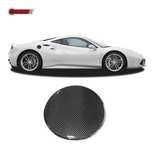 Pièces automobiles de style OEM, bouchon de réservoir de carburant en fibre de carbone sèche pour Ferrari 488, pièces de carrosserie - Product Image 1
