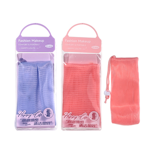 LMLTOP nuovo stile viaggio riutilizzabile pulizia del corpo eco-friendly PE Mesh tutto naturale schiuma spessa sapone da bagno a rete rosa BagLLT32 - Product Image 1