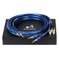 Câble de haut-parleur flexible haut de gamme en PVC plaqué argent OCC de haute qualité avec connecteur banane pour moniteur, microphone, lecteur DVD et utilisation automobile