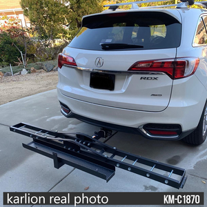 <span class=keywords><strong>Support</strong></span> de <span class=keywords><strong>moto</strong></span> universel en métal léger pour SUV certifié CE KARLION, compatible avec un récepteur de 2 pouces, capacité de 500 lb, pour <span class=keywords><strong>moto</strong></span> tout-terrain et scooter - Product Image 2