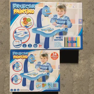 Mesa de Pintura con Proyector LED para Niños, Juguetes, Tablero de Dibujo, Escritorio, Rompecabezas, Herramienta de Aprendizaje de Pintura - Product Image 6