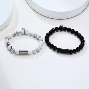 High End Genuine Leather Bracelets Stainless Steel Blank bar Wrap Leather Custom Bracelets for <b>Engraving</b> - Product Image 5