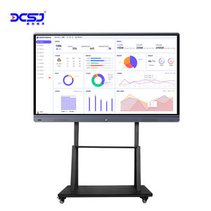 Tableau interactif d'enseignement, tableau blanc intelligent, tablette tactile 75 pouces 4K, salle de conférence, tableau blanc interactif - Product Image 1