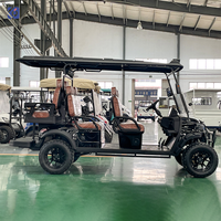 Voiturette de golf électrique tout-terrain homologuée pour la route CAMP Luxury Design 6 places