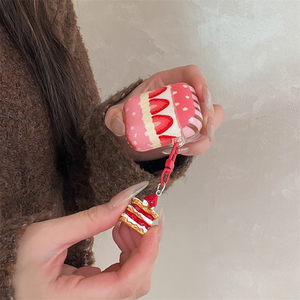 Ins Korean Stars Strawberries Stripes <strong>case</strong> for Airpods4 Headphone Pro3 New Airpodspro2 3rd Wireless <strong>2nd</strong> <strong>Generation</strong> 1/2 Cover - Product Image 6