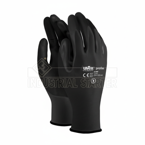 Black PU Safety <b>Gloves</b> - Product Image 1
