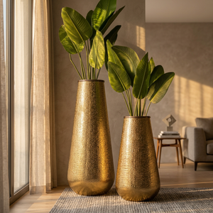 กระถางต้นไม้สไตล์โมเดิร์นกลางศตวรรษ ยี่ห้อ Serene Spaces พร้อมขาตั้งสามขาทำมือ ชุดแจกันตกแต่งภายใน - Product Image 6