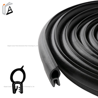 Bandes de protection en forme de U Bande d'étanchéité en caoutchouc mousse EPDM pour fenêtres de porte de voiture Traitement de coupe personnalisé disponible