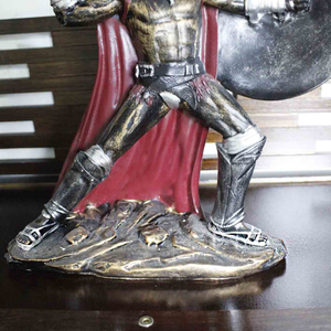 Escultura de Resina de Estilo Europeo Retro Personalizada al por Mayor, Escultura de Caballo de Bronce para Sala de Estar, Hogar, Figura Espartana - Product Image 3