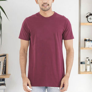T-shirts en toile 100 % coton haute performance, coupe ajustée, pour adultes et garçons, 180 grammes, vierges, prix compétitif, conception OEM ODM, impression - Product Image 3