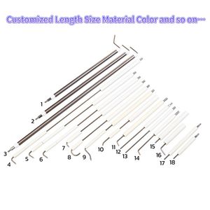 Pièces d'entretien universelles intégrées pour allumeurs Tiges d'allumage personnalisées en céramique d'alumine résistantes à la chaleur pour brûleurs à gaz - Product Image 6