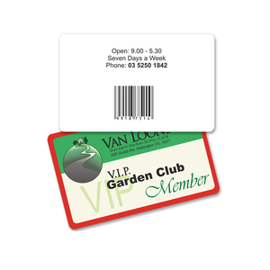 VIP Tarjeta de código de barras de la tarjeta de regalo con código de barras y estampado de número de <span class=keywords><strong>serie</strong></span> - Product Image 5