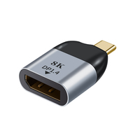 Kabel Adaptor Tipe C Ke Hdtv, Konverter 4K 8K 60HZ Usb C Ke Hdtv Tipe C Pria Ke HDM/VGA/DP/Mini DP/RJ45 untuk Aksesori Ponsel