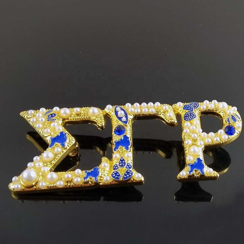 Topvesko Fashion Custom Sigma Gamma Rho Greek Sorority Colorful Pearl ...