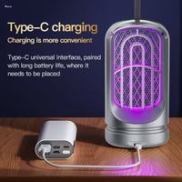 Draagbare elektrische muggenvangerlamp met milieuvriendelijk ABS-design, CE-gecertificeerd, inclusief batterijen