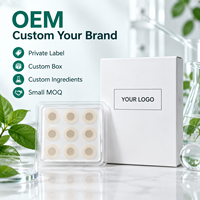 Patchs coréens hydrocolloïdes à micro-aiguilles solubles à l'acide salicylique anti-imperfections et anti-acné, personnalisables OEM