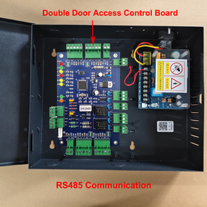 Carte de contrôle d'accès RS485 pour contrôle d'accès aux portes, prise en charge de 1, 2 ou 4 portes, distance de communication de 1000 m, alimentation DC12V - Product Image 5
