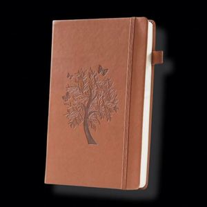 2025 Custom Whole Book Hard Leather <b>Journal</b> Planner PU Leather Diary Note Book Notebook with Stickers - Product Image 6
