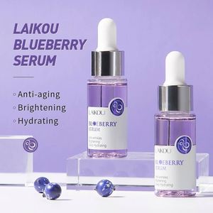 LAIKOU-extracto <span class=keywords><strong>de</strong></span> fruta <span class=keywords><strong>de</strong></span> arándano, hialuronato <span class=keywords><strong>de</strong></span> sodio, trembla, fuciforris, polisacárido para reducir las arrugas faciales, suero vegano suave - Product Image 2