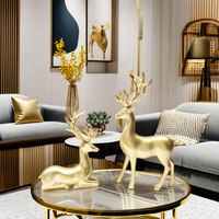 Ornement en forme de renne pour décoration de fête, thème de Noël, idéal pour la décoration intérieure du salon