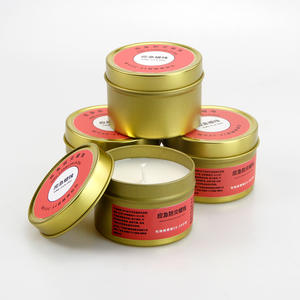 Bougie de prévention des catastrophes d'urgence 50g 80g en métal, sans fumée, coupe-vent, éclairage de survie en extérieur - Product Image 2