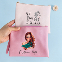 Sac de maquillage portable en PU grande capacité avec fermeture éclair étanche, idéal pour la vente en gros OEM/ODM