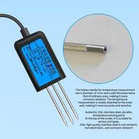 Capteur multi-paramètres du sol : humidité, température, conductivité électrique (EC), pH, NPK, 4-20mA, 0-5V, RS485, Modbus, haute précision, agriculture