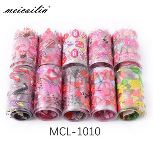 Pegatinas Nail Art con <span class=keywords><strong>flores</strong></span> para el Día <span class=keywords><strong>de</strong></span> San Valentín, lámina <span class=keywords><strong>de</strong></span> transferencia para niña - Product Image 2