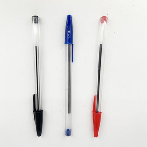 Bolígrafo de punta redonda de precio bajo, directo de fábrica, clásico, sencillo, de cristal, para oficina y escuela, multicolor, de plástico. - Product Image 5