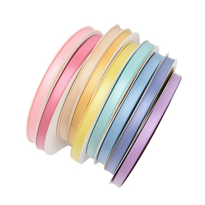 Hot <strong>Sell</strong> Garment Accessories 3/8 100% Polyester <strong>Ribbon</strong> Single Face <strong>Ribbon</strong> 1cm 100yards Solid Color <strong>Ribbon</strong> for Gift