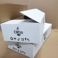 Carton ondulé multi-compartiments avec séparateurs internes pour 12 bouteilles de 1L, symboles d'avertissement de danger, pour l'emballage de liquides toxiques industriels