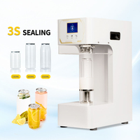 Máquina Selladora de Latas de Bebidas Totalmente Automática, de Alta Velocidad, para Latas de Aluminio y Plástico, Equipo de Línea de Producción