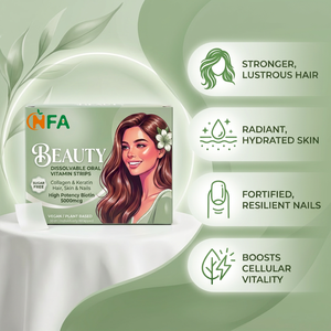 Tiras de Vitaminas Orales Disolubles Personalizadas con Biotina y Colágeno, Favorecen el Crecimiento del Cabello, Uñas y Piel, Suplemento Vitamínico Compuesto - Product Image 5