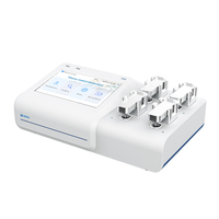 Analyseur rapide de métaux lourds à quatre canaux par voltamétrie par décapage anodique pour l'analyse de la qualité de l'eau et des métaux lourds des eaux usées