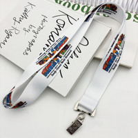 Laccetti Portachiavi Personalizzati con Logo in Poliestere, Senza Ordine Minimo, con Funzione di Sgancio Rapido