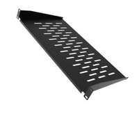 Étagère de rack universelle en porte-à-faux 1U en métal robuste 14 pouces de profondeur pour les supports d'équipement de réseau AV 19"