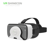 Lunettes de réalité virtuelle VR SHINECON Mini, casque VR 3D avec sangle réglable, boîte VR HD pour une expérience immersive