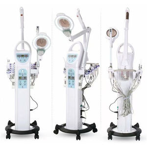 Appareil de soin de la peau multifonctionnel 9 en 1 pour le nettoyage du <span class=keywords><strong>visage</strong></span>, la dermabrasion, l'exfoliation, type sur pied avec prise US/EU pour le soin du <span class=keywords><strong>visage</strong></span> - Product Image 6