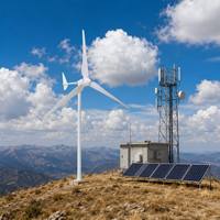 Éolienne GWS-1500W 1500W, 3 phases, PMSG, 48V, 220V, rotor de 2,9 m, démarrage à 2 m/s, pour système hybride éolien-solaire, IP54