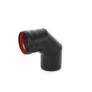 Poêle à granulés JOOCHEN, cheminée moderne, courbe à 90 degrés, <span class=keywords><strong>tuyau</strong></span> <span class=keywords><strong>de</strong></span> cheminée coaxial en acier noir, diamètre <span class=keywords><strong>80</strong></span> mm, revêtement en poudre, foyer - Product Image 5