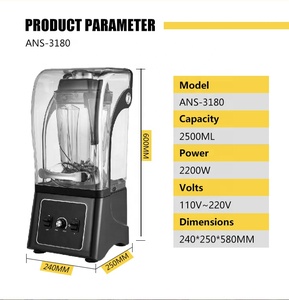 Mixeur Industriel de Comptoir à Moteur 100% Cuivre, Hachoir et Râpe pour Aliments – Vente Chaude d'Appareils Électroménagers en Stock - Product Image 5